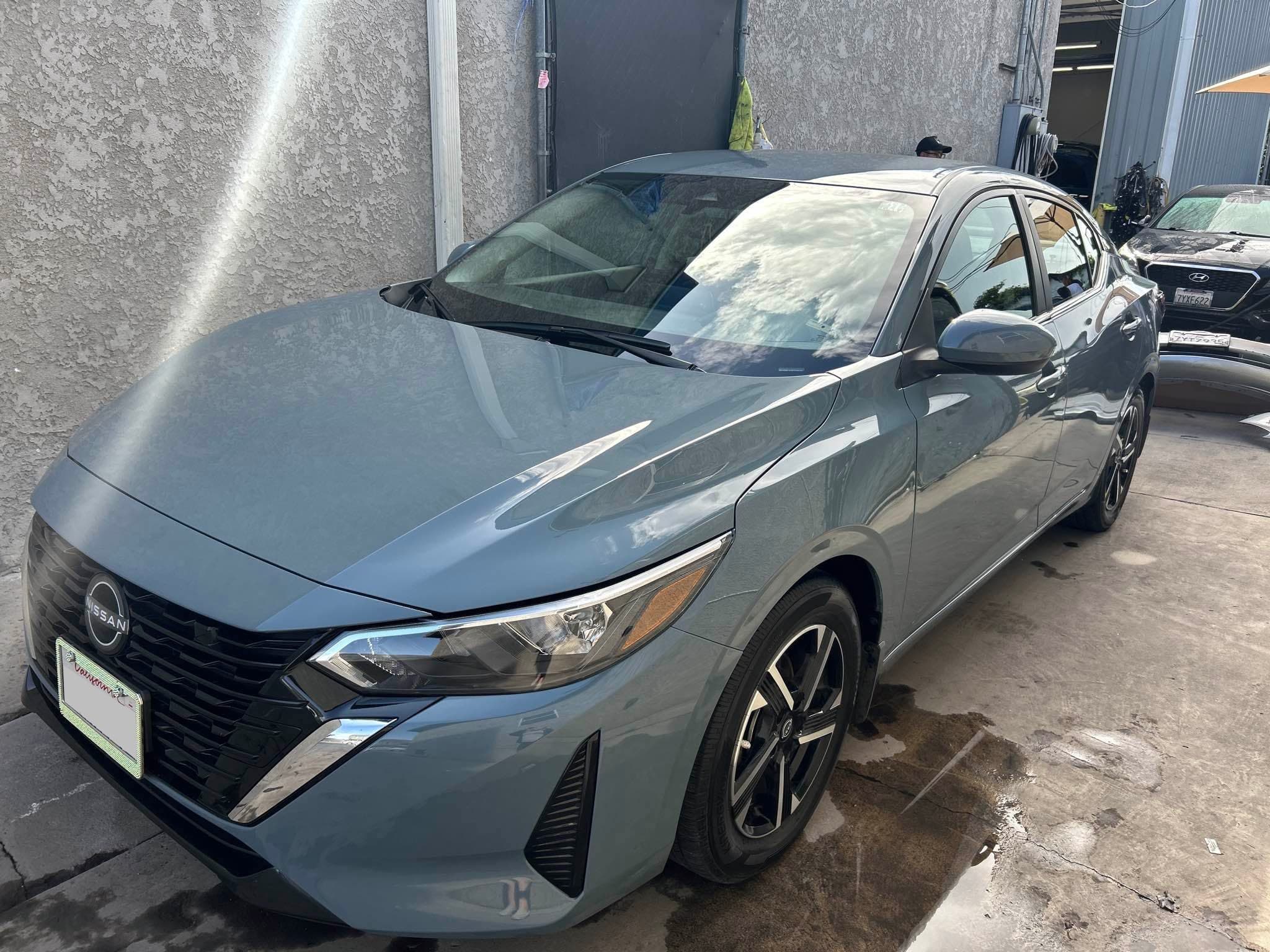 2022 Nissan Sentra after front-end collision repair