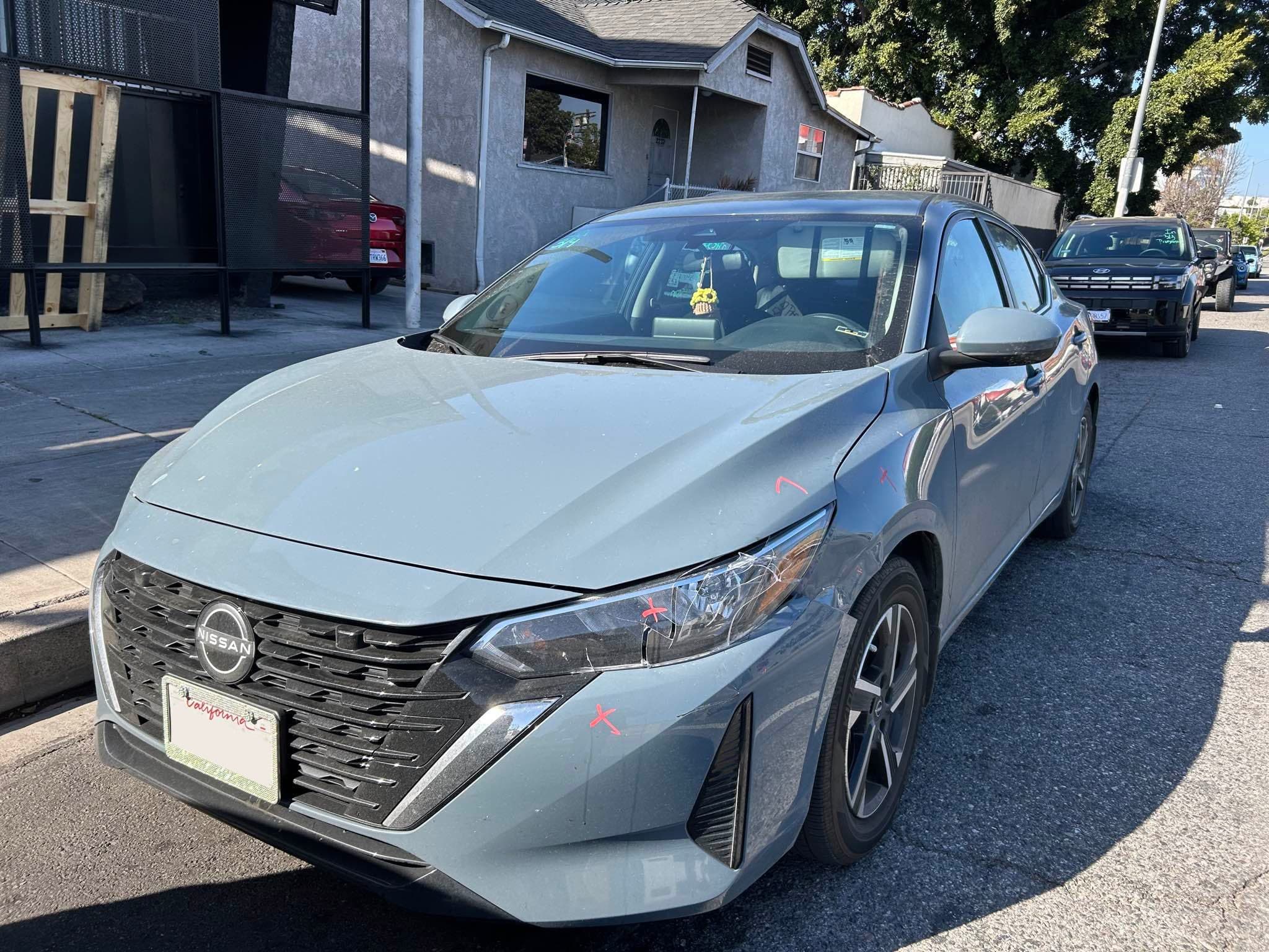 2022 Nissan Sentra before front-end collision repair