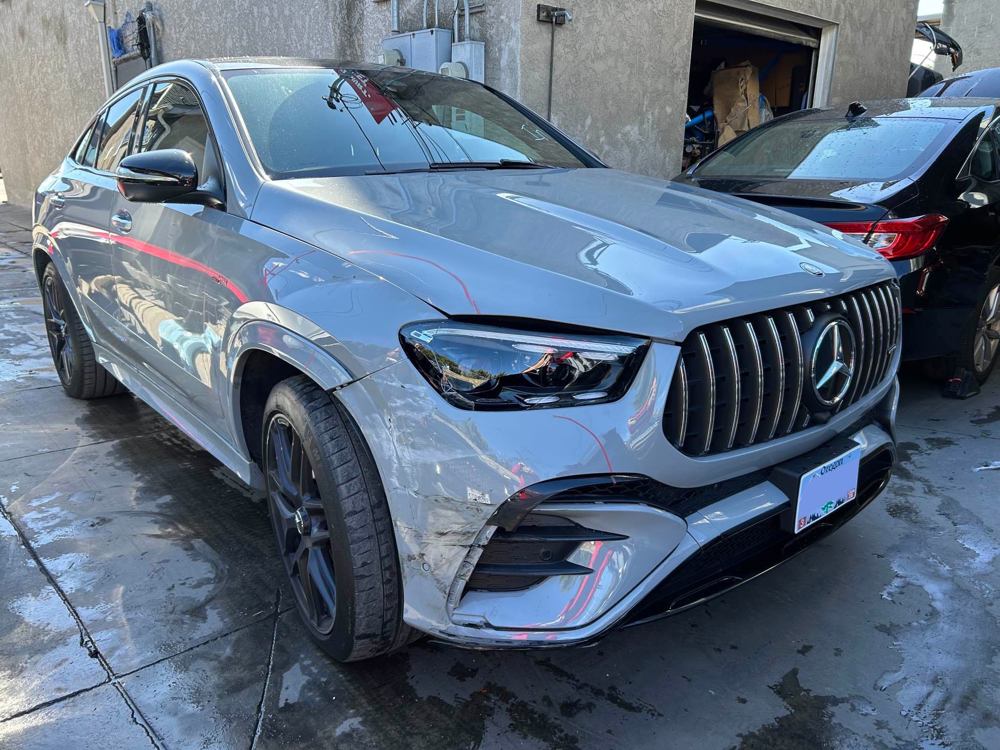 2024 Mercedes-Benz GLE before front-end collision repair