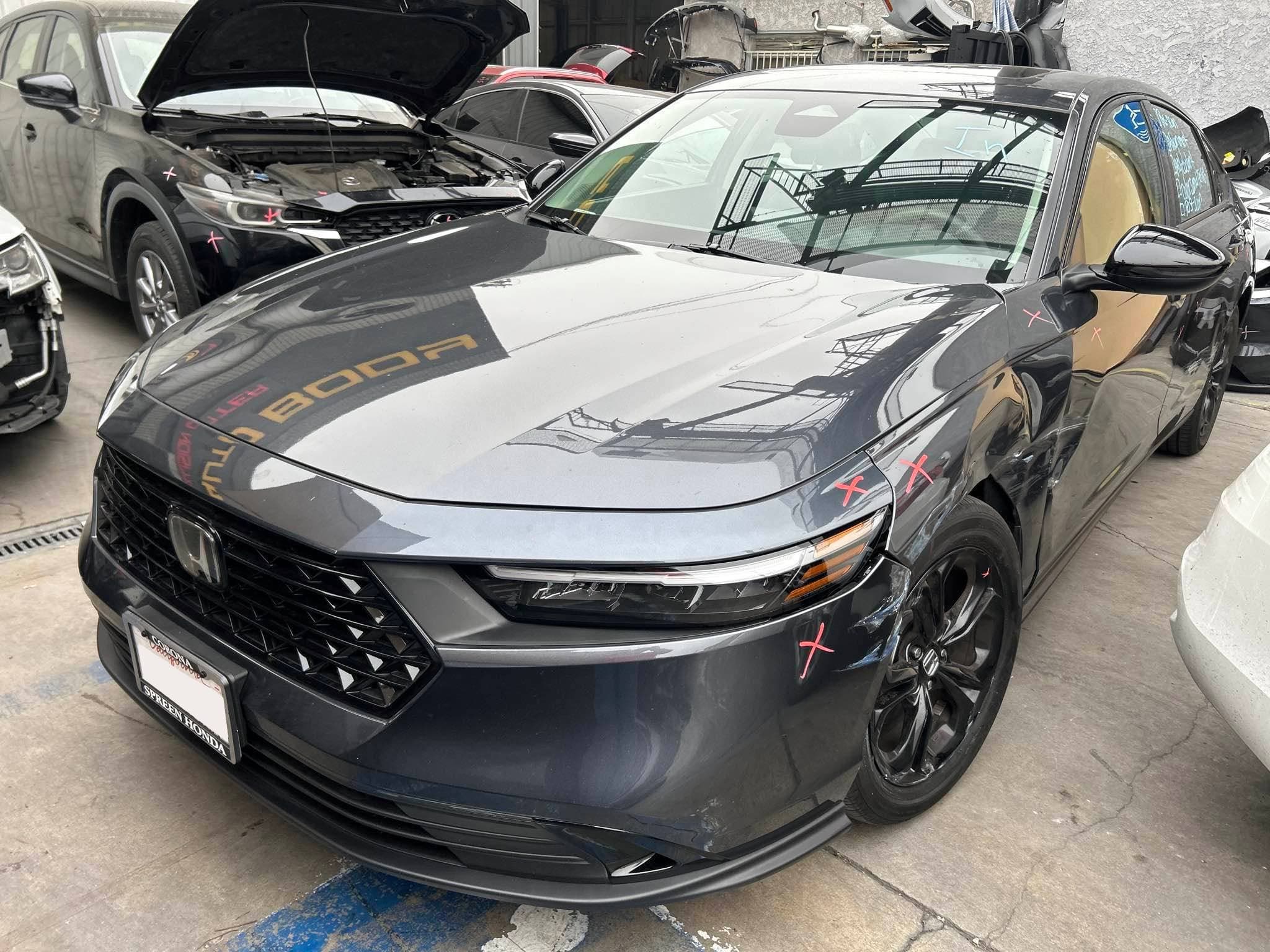 2025 Honda Accord before left-side collision repair in Los Angeles