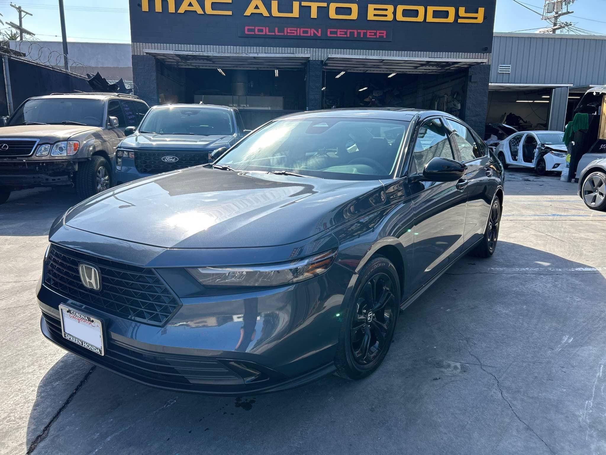2025 Honda Accord after left-side collision repair in Los Angeles
