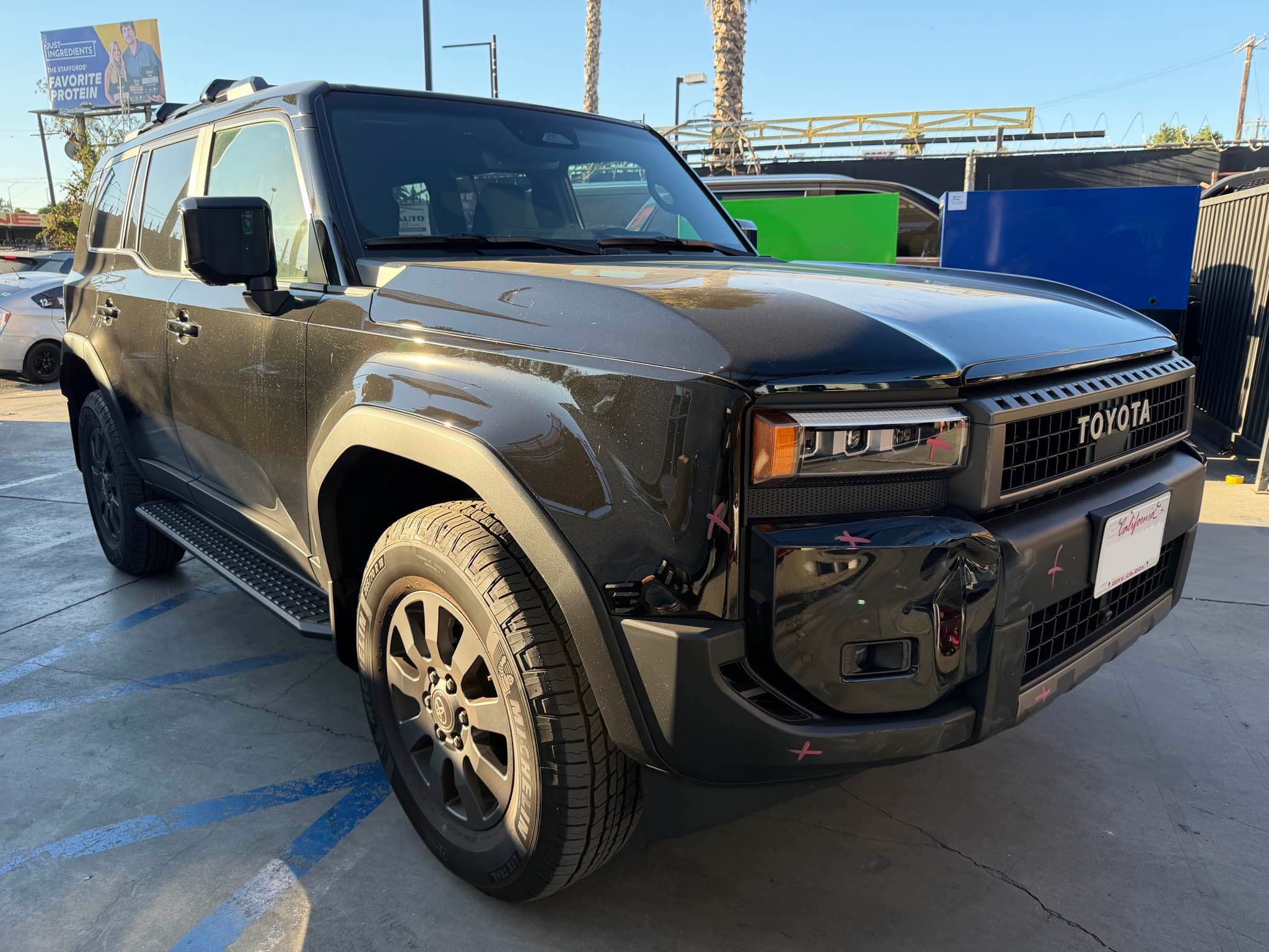 2027 Toyota Land Cruiser before front-right collision repair in Los Angeles